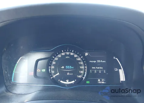 2019 Hyundai Ioniq Hybrid Limited z USA, uszkodzony, nr VIN KMHC85LC7KU121592